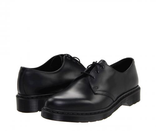 SCARPA DERBY DR.MARTENS 1461 MONO SMOOTH BLACK 14345001